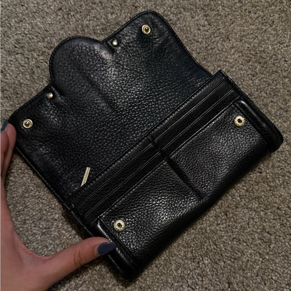 Vintage Tory Burch Logo Wallet Clutch Leather - Picture 4 of 7